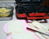 フルーツたっぷり♪栄養満点ホットサンド。作り方2写真