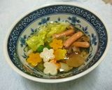 レンジで簡単＊ポークビッツ入り野菜スープ作り方3写真