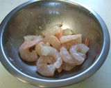 １日分の野菜で☆ふんわり♪海老チリ風❁作り方1写真