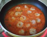 １日分の野菜で☆ふんわり♪海老チリ風❁作り方5写真