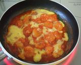 １日分の野菜で☆ふんわり♪海老チリ風❁作り方7写真