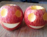 ハロウィントリート★焼きリンゴモンスター作り方2写真