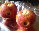 ハロウィントリート★焼きリンゴモンスター作り方6写真