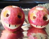 ハロウィントリート★焼きリンゴモンスター作り方5写真