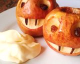 ハロウィントリート★焼きリンゴモンスター作り方9写真