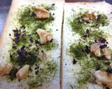 青海苔＊紫蘇＊胡桃　甘い和トースト作り方3写真
