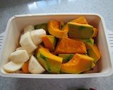 カボチャのコロッケ☆カレー味作り方1写真