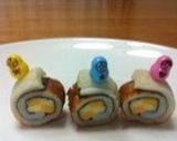 お弁当♡おつまみ♥ちくわモザイク巻作り方5写真