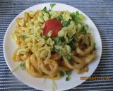 こってり明太子すりごま入り焼うどん😋作り方4写真