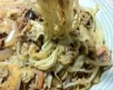 たっぷり♪カレーあんかけ焼きそば！作り方9写真