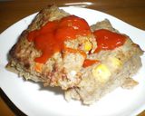 混ぜて焼くだけ～四角バーグ作り方4写真