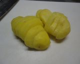 じゃが芋と魚の重ね焼き☆パスタ添え作り方1写真