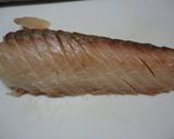 じゃが芋と魚の重ね焼き☆パスタ添え作り方2写真