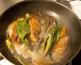 お手軽煮豚★残りの煮汁で付け合わせも!作り方5写真
