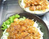 甘辛鶏の親子丼♪作り方9写真