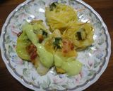 じゃが芋と魚の重ね焼き☆パスタ添え作り方12写真