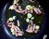 ☆中学生の夜食用簡単ペペロンチーノ☆作り方1写真