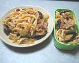 お手軽~。豚キムチ◇焼うどん♪作り方5写真