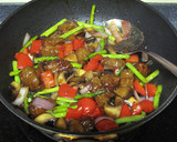 ☆牛肉の唐揚げと野菜の和風炒め☆作り方7写真