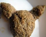 ＊ピカチュウ　ハンバーグ＊作り方2写真
