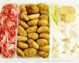 ホッコリ　豚肉の韓国ダシダスープ作り方1写真