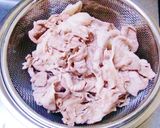 ホッコリ　豚肉の韓国ダシダスープ作り方2写真