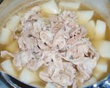 ホッコリ　豚肉の韓国ダシダスープ作り方4写真
