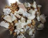 焼き柿のチーズ＆ナッツクランブル作り方3写真