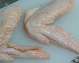 手羽先の下処理。作り方1写真