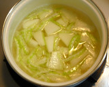 風邪の日は❀冬瓜とセロリのとろみスープ♪作り方2写真