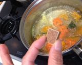 秋のコンソメ豆乳味噌スープ作り方2写真
