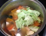 秋のコンソメ豆乳味噌スープ作り方4写真
