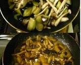 ●激旨！茄子としめじ茸のマヨポン酢炒め作り方2写真