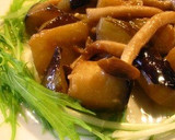 ●激旨！茄子としめじ茸のマヨポン酢炒め作り方3写真