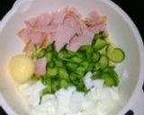 洋食屋さん風♪クリーミーなスパサラ作り方4写真