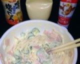洋食屋さん風♪クリーミーなスパサラ作り方5写真