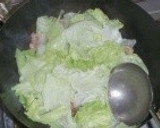 豚こまとレタスのとろみ炒め作り方4写真