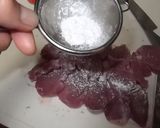 ブタヒレ肉のクリームマスタードソース作り方2写真