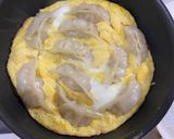 餃子で作るお好み焼き作り方3写真