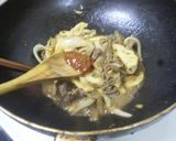 れんこんと牛肉のピリ辛黒酢炒め作り方7写真
