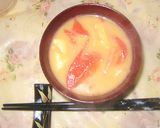 トマトの味噌汁作り方3写真