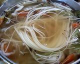 白菜きのこのそうめん入りコンソメスープ作り方4写真