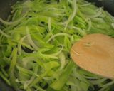 ほうれん草とブロッコリーの茎の濃厚スープ作り方1写真