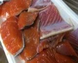 お手軽！チンしてヘルシー！鮭の酒蒸し☆作り方1写真