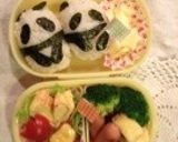 キャラ弁 パンダ作り方2写真