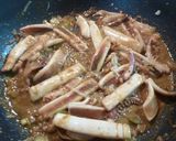 おつまみに♪いかワタの味噌炒め♪作り方4写真