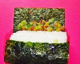 ネギみそチャーシュー巻きおにぎり作り方3写真