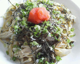 ＊きのことたらこの和風パスタ＊作り方7写真