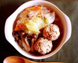 野菜と鶏だんごの満腹ヘルシースープ作り方7写真