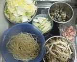 スンドゥブチゲ（豆腐チゲ）作り方1写真